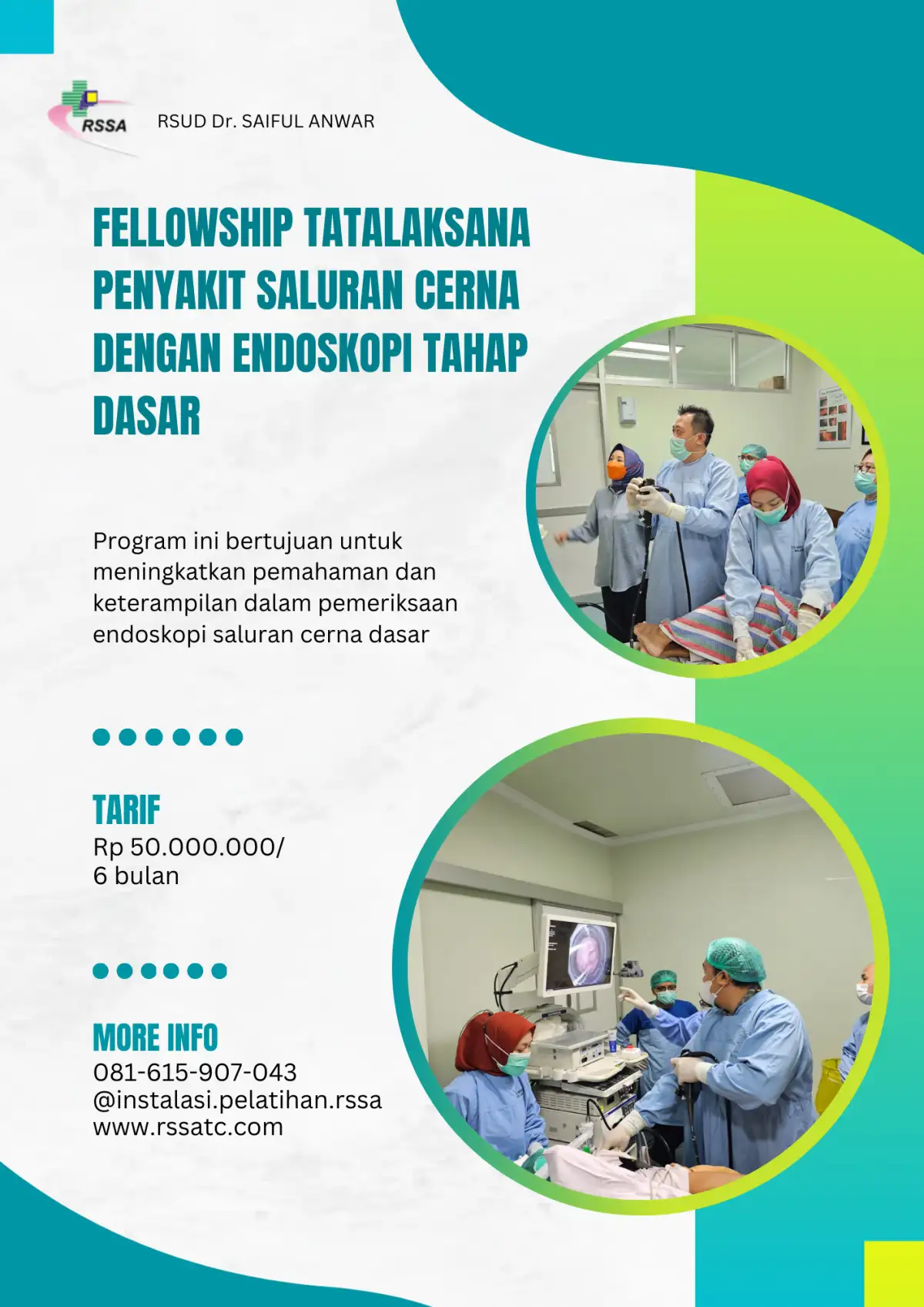 PROGRAM FELLOWSHIP TATALAKSANA PENYAKIT SALURAN CERNA DENGAN ENDOSKOPI TAHAP DASAR