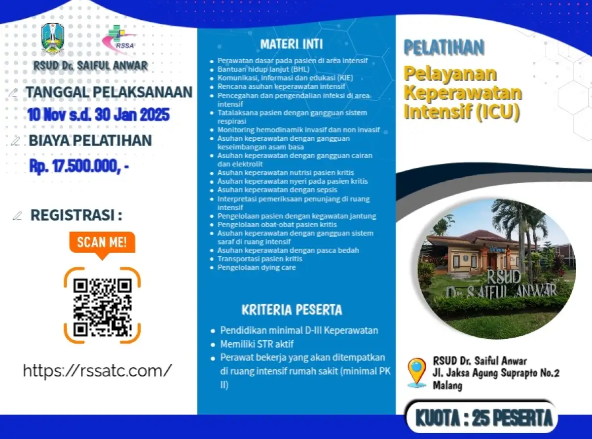 Pelatihan Pelayanan Keperawatan Intensif (ICU)