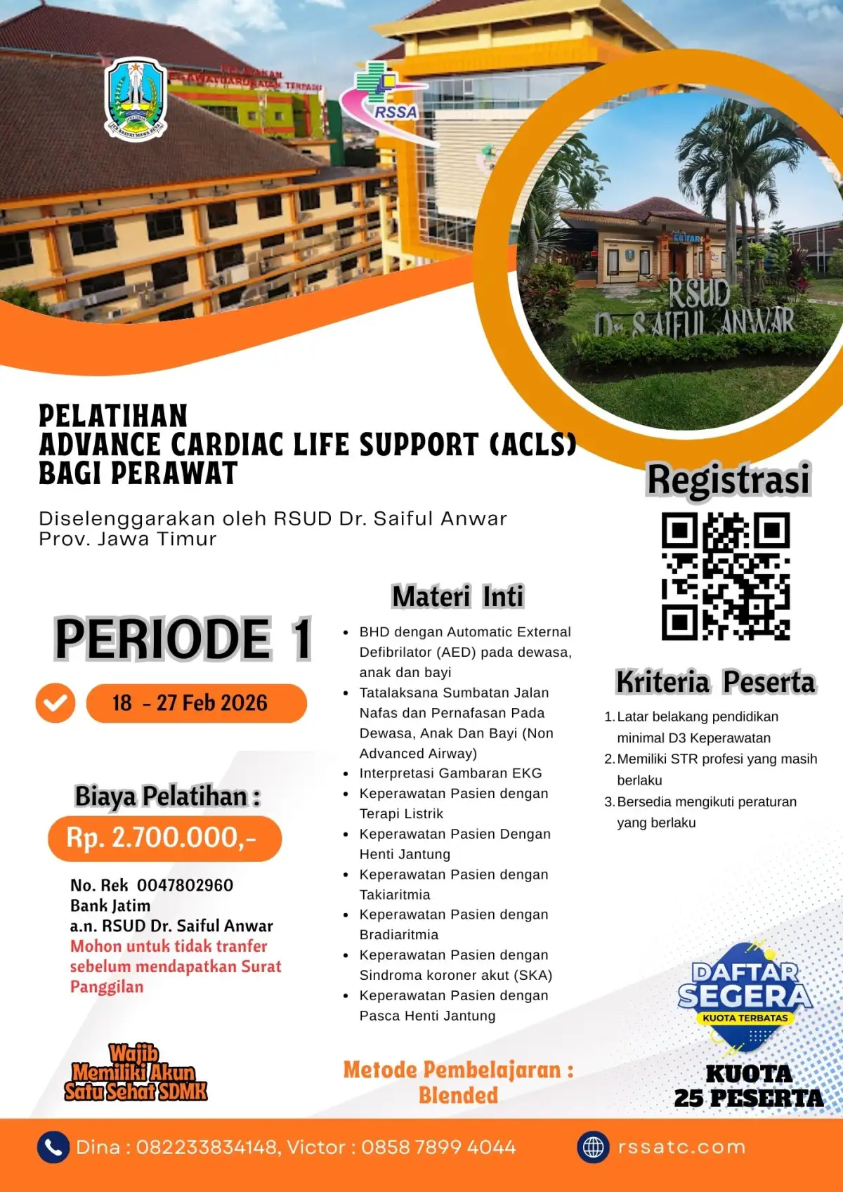 Pelatihan Advance Cardiac Life Support (ACLS) bagi Perawat