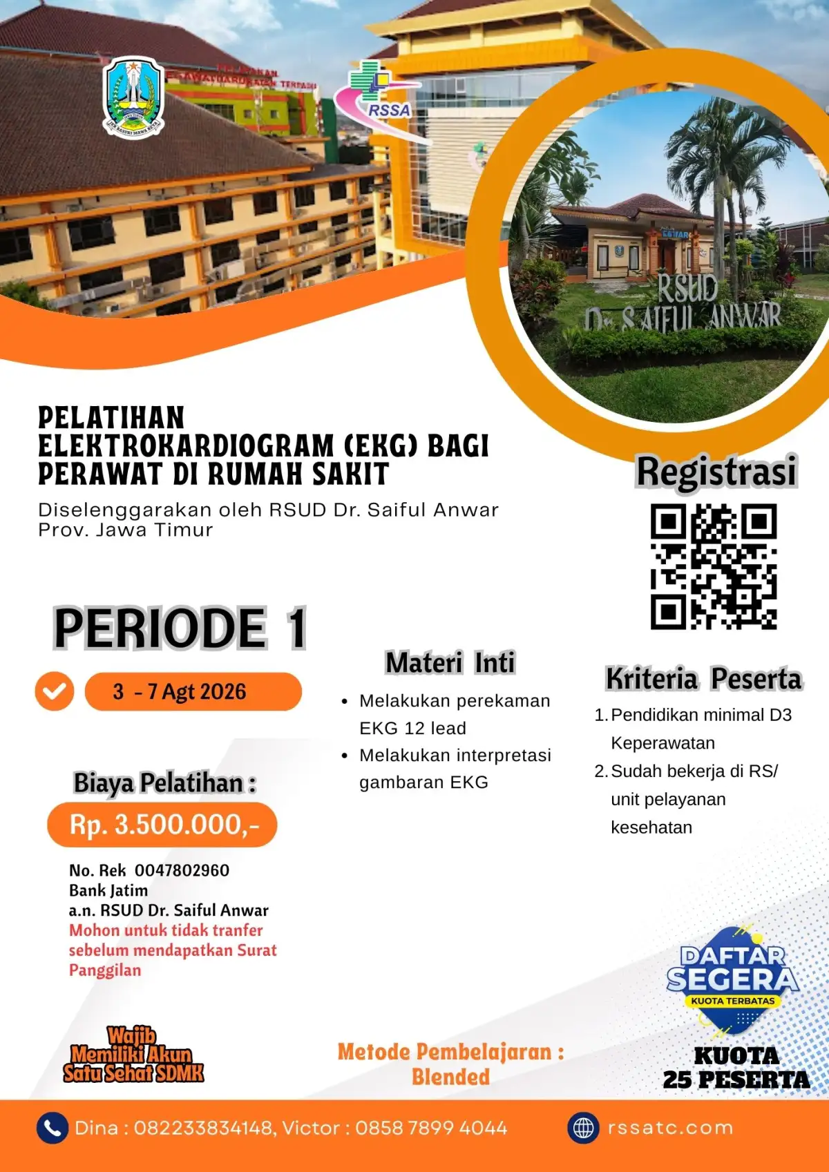 Pelatihan Elektrokardiogram (EKG) bagi Perawat di Rumah Sakit